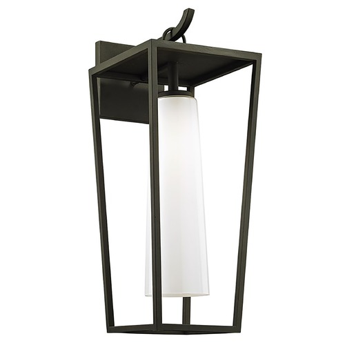 Mission Beach Textured Black Outdoor Wall Light by Troy Lighting