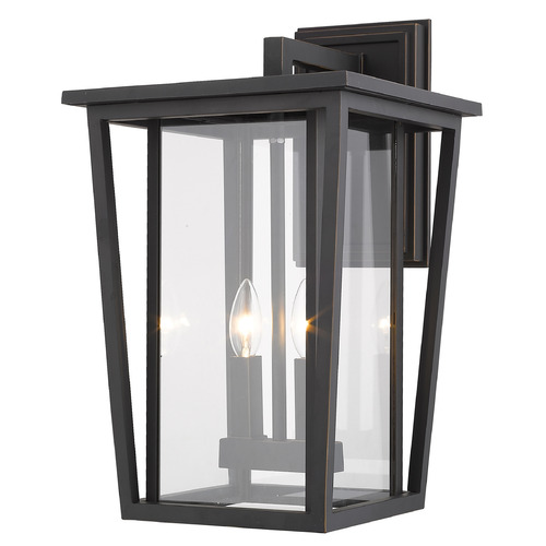 Seoul Oil Rubbed Bronze Outdoor Wall Light by Z-Lite