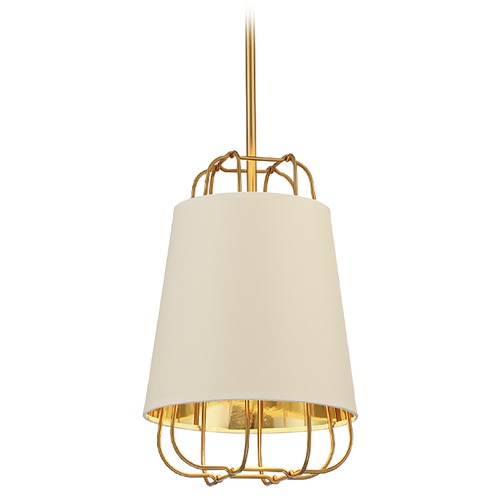 Eurofase Lighting Tura Brass & White Pendant by Eurofase Lighting 38147-012