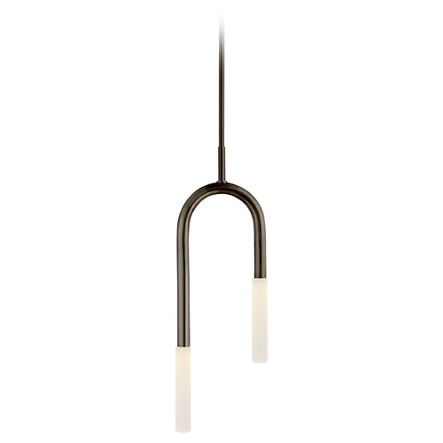 Visual Comfort Signature Collection Kelly Wearstler Rousseau Pendant in Bronze by Visual Comfort Signature KW5590BZEC