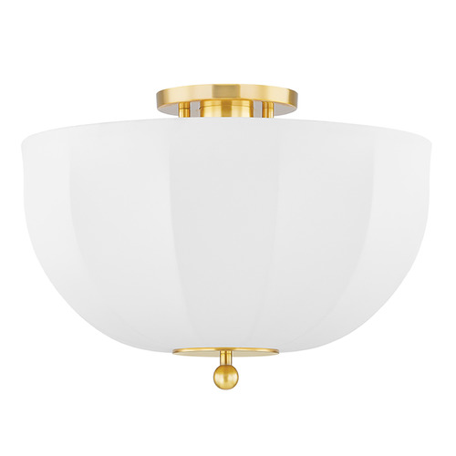 Mitzi Lola Aged Brass 6-Light Chandelier