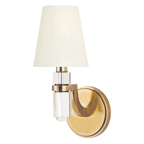 Dayton Wall Sconce in Aged Brass by Hudson Valley Lighting