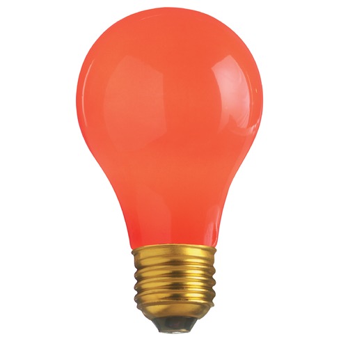 Satco Lighting Incandescent A19 Light Bulb Medium Base 130V by Satco S4980