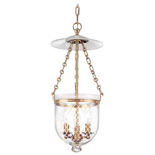 Hudson Valley Lighting Hampton Aged Brass Pendant by Hudson Valley Lighting 252-AGB-C2