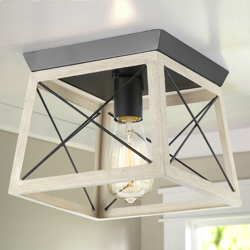Briarwood Graphite Flush Mount by Progress Lighting