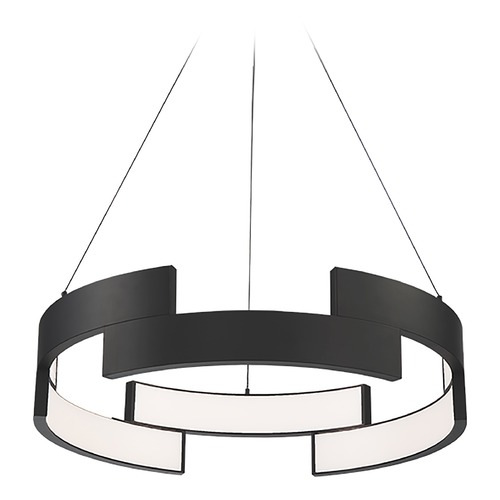 WAC Lighting Trap Black LED Pendant by WAC Lighting PD-95820-BK