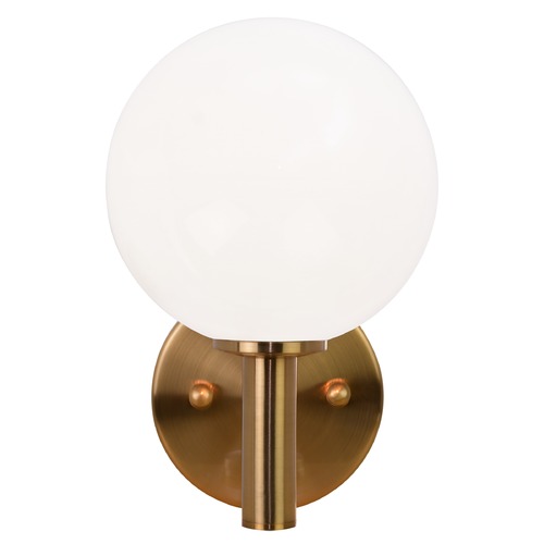 Cosmo Aged Gold Sconce by Matteo Lighting
