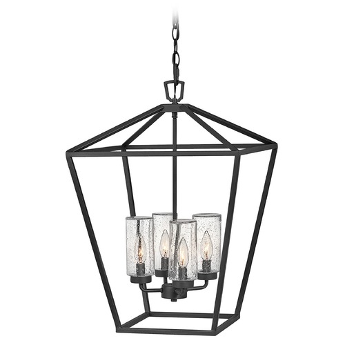 Hinkley Alford Place 12V Medium Outdoor Lantern in Museum Black by Hinkley Lighting 2567MB-LV