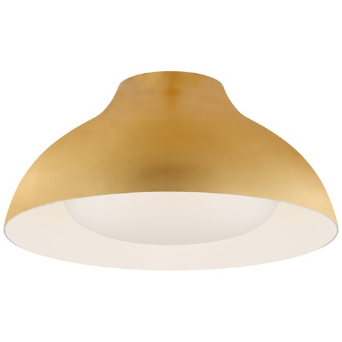 Aerin Agnes 15-Inch Flush Mount in Gild by Visual Comfort Signature