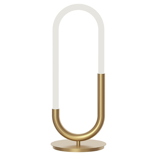 Huron Brushed Gold LED Accent Lamp by Kuzco Lighting