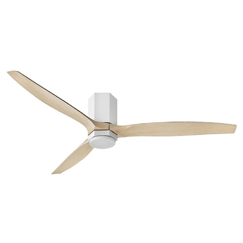 Hinkley Hinkley Facet Matte White LED Ceiling Fan with Light 905860FMW-LDD