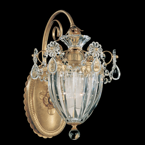 Schonbek Worldwide Lighting Bagatelle Heirloom Gold Sconce