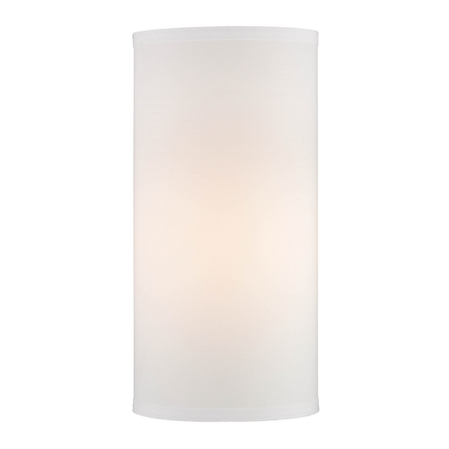 16-Inch Tall White Linen UNO Lamp Shade