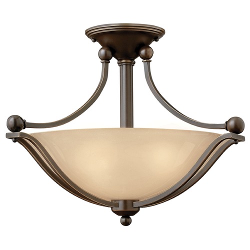 Bolla 14.25-Inch Semi-Flush Mount in Olde Bronze by Hinkley Lighting