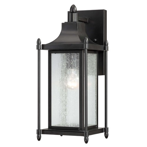 Dunnmore 16-Inch Outdoor Wall Light in Black by Savoy House