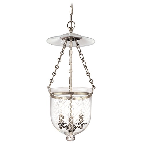 Hudson Valley Lighting Hampton Historic Nickel Pendant by Hudson Valley Lighting 252-HN-C2