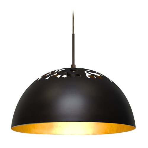 Besa Lighting Besa Lighting Gordy Bronze Pendant Light 1JT-GORDY-BR