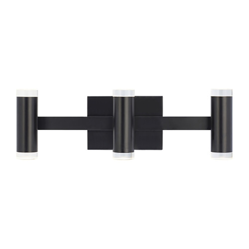 Visual Comfort Modern Collection Sean Lavin Dobson Ii Matte Black LED Bathroom Light