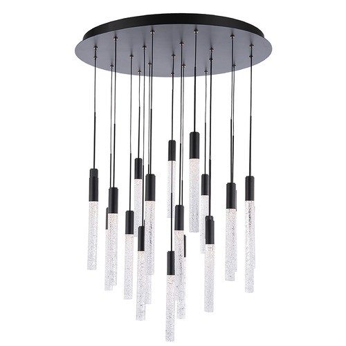 Magic Black LED Multi-Light Pendant by Modern Forms