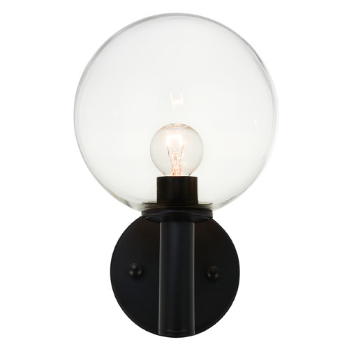Cosmo Wall Sconce in Black by Matteo Lighting