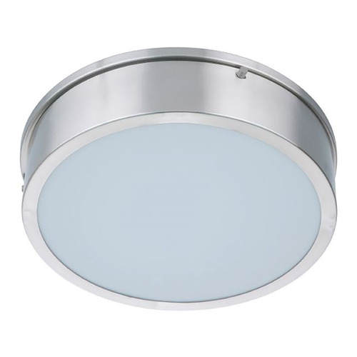 Fenn Brushed Polished Nickel LED Flush Mount by Craftmade Lighting