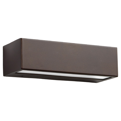Maia 10-Inch Wet LED Wall Light in Oiled Bronze by Oxygen Lighting