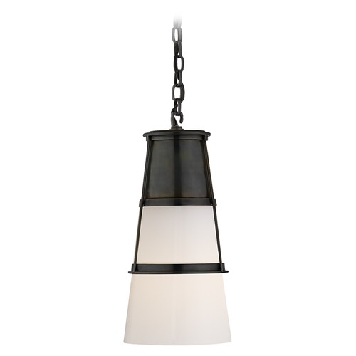 Thomas OBrien Robinson Pendant in Bronze by Visual Comfort Signature