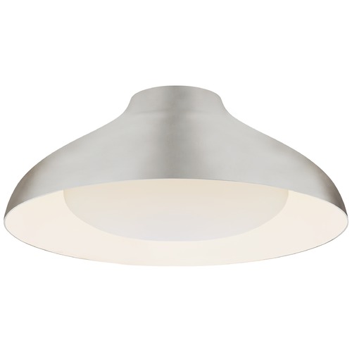 Aerin Agnes 18-Inch Flush Mount in Silver Leaf by Visual Comfort Signature