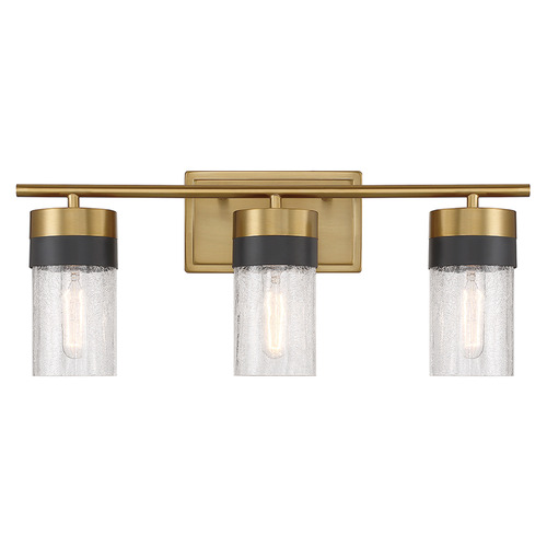 Brickell 22-Inch Bath Light in Warm Brass by Savoy House