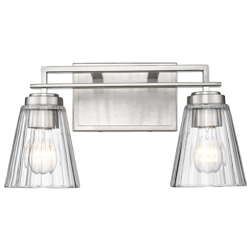 Z-Lite Lyna Brushed Nickel Bathroom Light