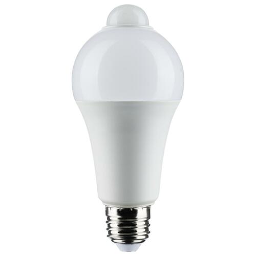 12W A19 5000K LED Bulb with PIR Motion Sensor by Satco Lighting