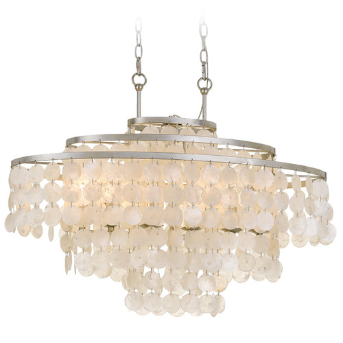 Crystorama Lighting Brielle Antique Silver Chandelier