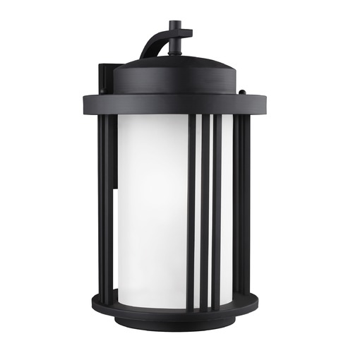 Crowell 19.506-Inch Outdoor Wall Light in Black by Generation Lighting