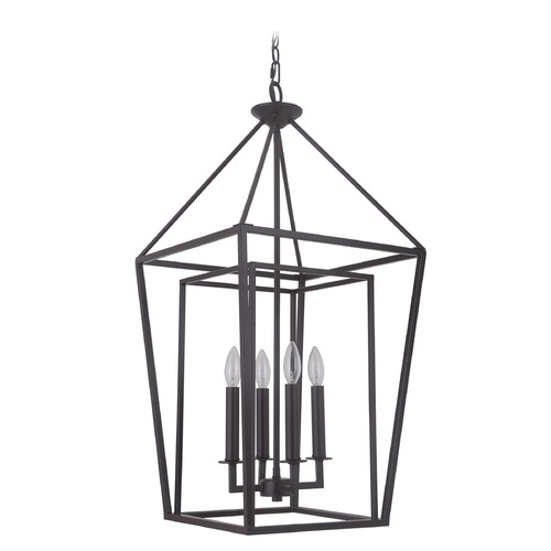 Hudson 15.75-Inch Oiled Bronze Pendant by Craftmade Lighting