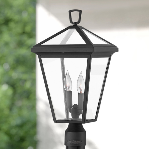 Alford Place 20.25-Inch Museum Black LED Post Light by Hinkley Lighting