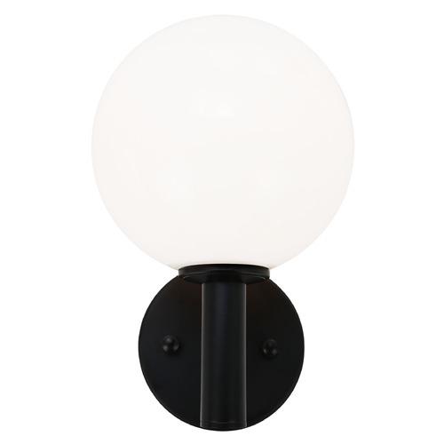 Matteo Lighting Cosmo Black Sconce by Matteo Lighting S06001BKOP