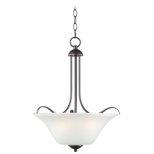 Maxim Lighting Vital Oil Rubbed Bronze Pendant Light with Bowl / Dome Shade