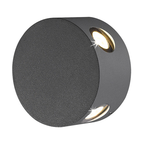 Pass LED Exterior Wall Mount in Graphite Grey by Eurofase Lighting