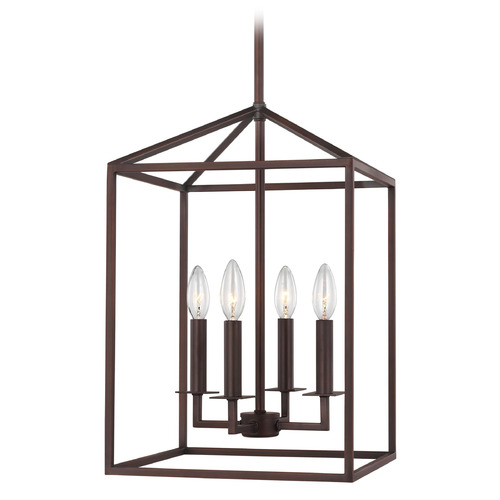 Perryton 12.25-Inch Bronze LED Pendant by Generation Lighting