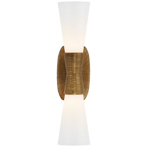 Visual Comfort Signature Collection Kelly Wearstler Utopia Bath Sconce in Gild by Visual Comfort Signature KW2047GWG