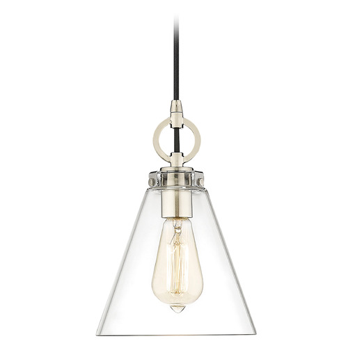 Harper Brushed Nickel Mini Pendant by Z-Lite