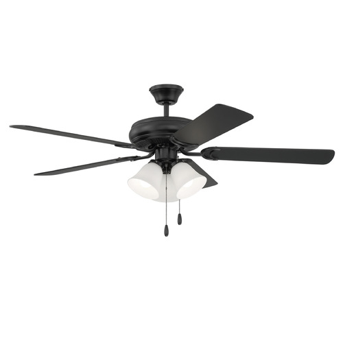 Craftmade Lighting Decorator's Choice Flat Black LED Ceiling Fan by Craftmade Lighting DCF52FB5C3W