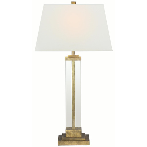 Visual Comfort Signature Collection Visual Comfort Signature Collection Wright Gilded Iron Table Lamp with Rectangle Shade S3701GI-L