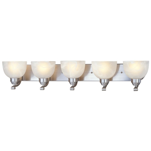 Minka Lavery 5-Light Bathroom Light in Brushed Nickel by Minka Lavery 5425-84