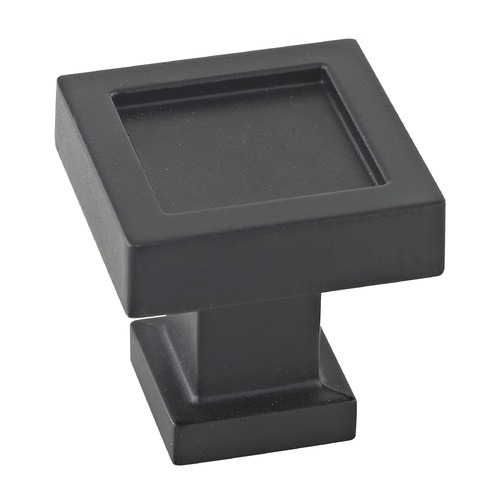 Square Cabinet Knob Oil Rubbed Bronze - 1-3/16-inch