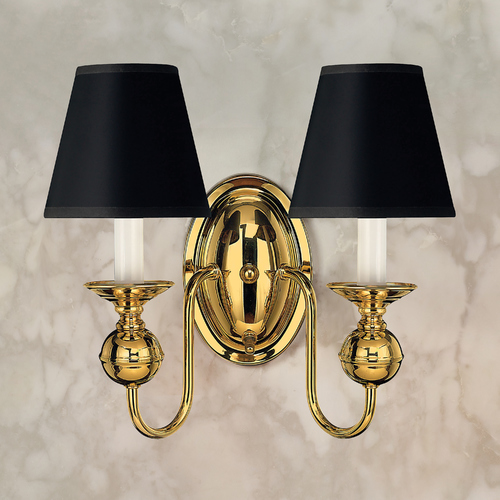 Hinkley Sconce Wall Light in Polished Brass Finish 5124PB