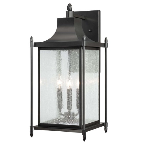 Dunnmore 23.50-Inch Outdoor Wall Light in Black by Savoy House