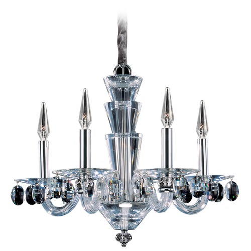 Allegri Lighting Art Deco Chandelier Chrome Fanshawe by Allegri Crystal 11526-010-FR001