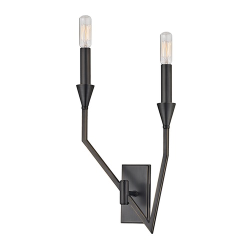 Hudson Valley Lighting Archie Double Wall Sconce Left in Old Bronze by Hudson Valley Lighting 8502L-OB