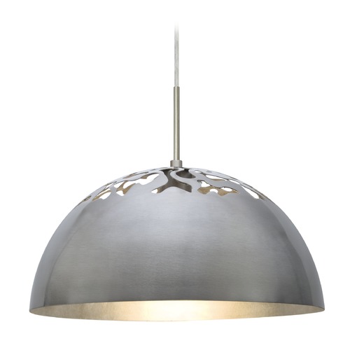 Besa Lighting Gordy Satin Nickel LED Pendant Light